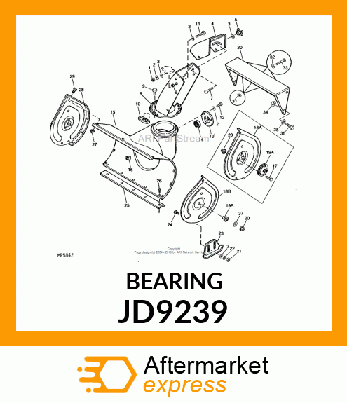 BALL BEARING, BEARING JD9239