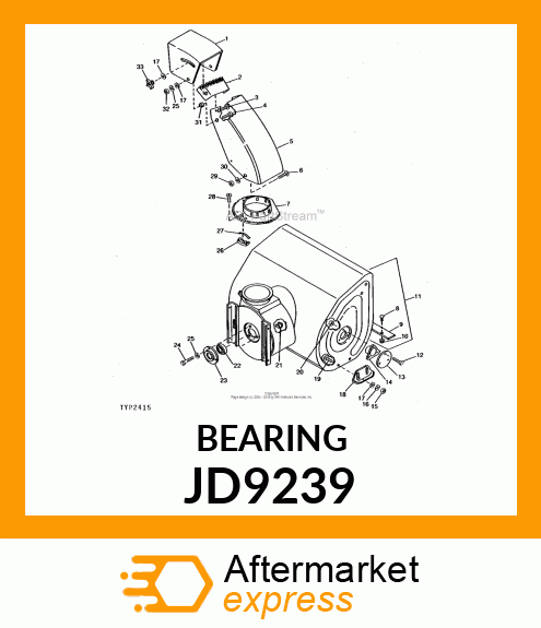 BALL BEARING, BEARING JD9239