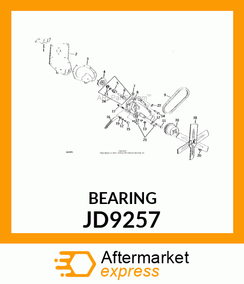 BALL BEARING JD9257