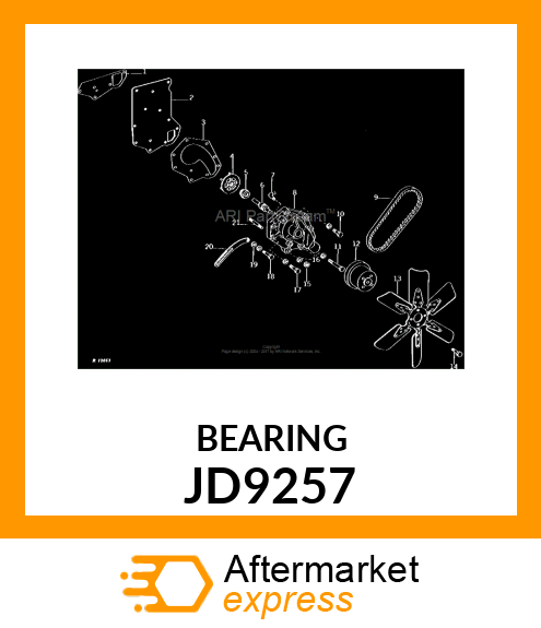 BALL BEARING JD9257