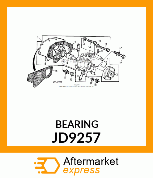 BALL BEARING JD9257