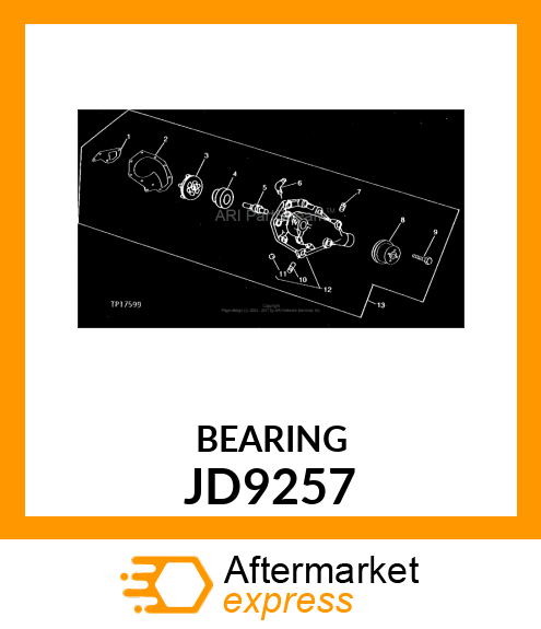 BALL BEARING JD9257