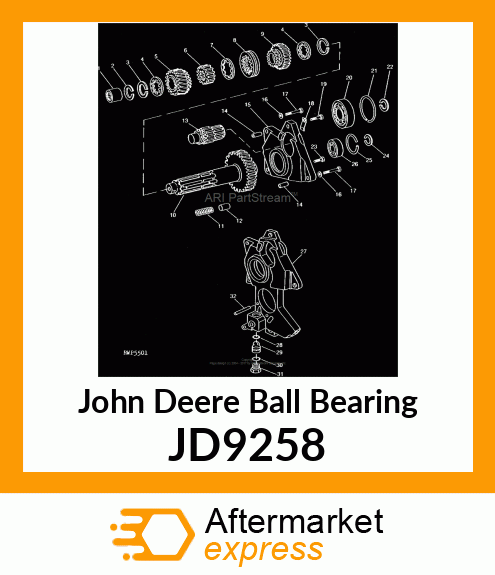 BEARING,BALL JD9258