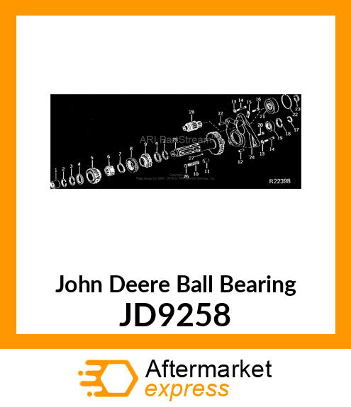 BEARING,BALL JD9258