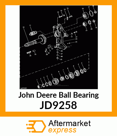 BEARING,BALL JD9258