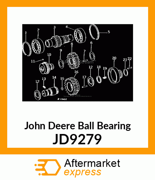 BEARING,BALL JD9279