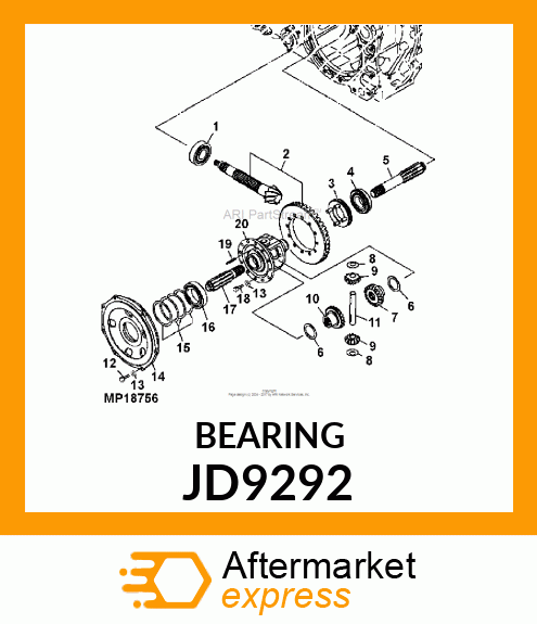 BEARING,BALL JD9292