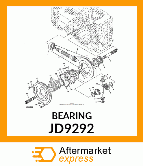 BEARING,BALL JD9292