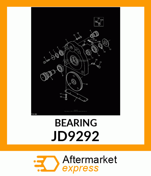 BEARING,BALL JD9292