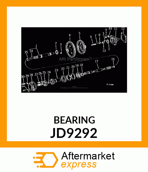 BEARING,BALL JD9292