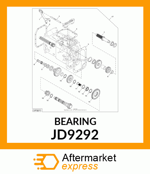 BEARING,BALL JD9292