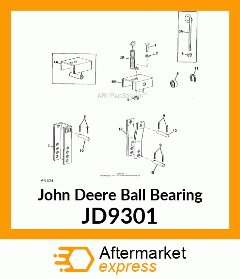 BALL BEARING, BEARING JD9301