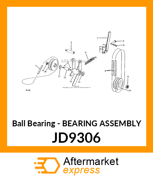 Ball Bearing - BEARING ASSEMBLY JD9306