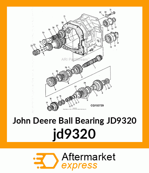 BEARING,BALL jd9320