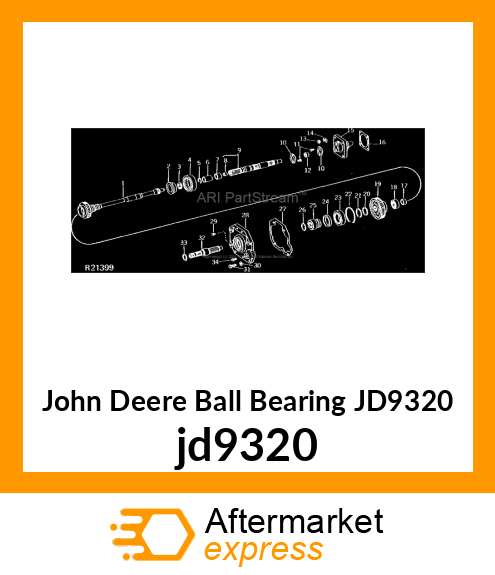 BEARING,BALL jd9320