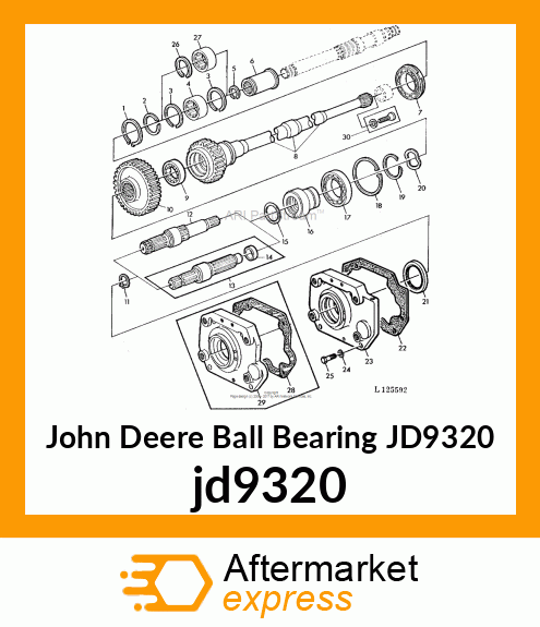 BEARING,BALL jd9320