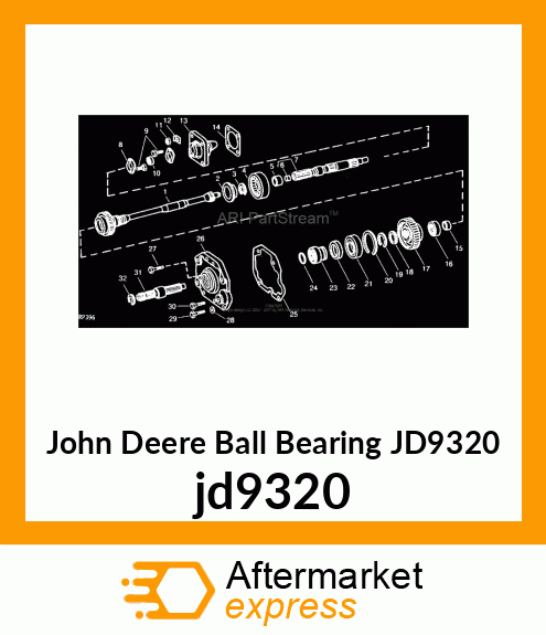 BEARING,BALL jd9320