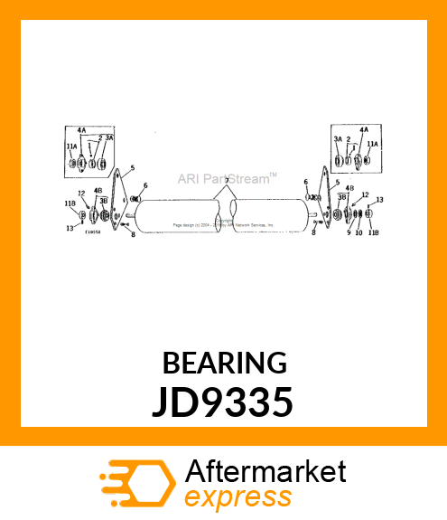 BEARING, BALL JD9335