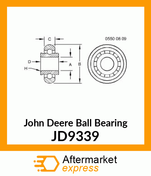 BALL BEARING JD9339