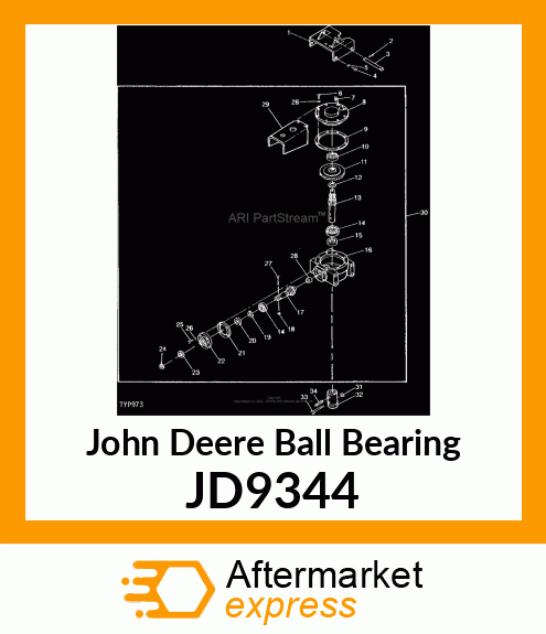 BEARING,BALL JD9344