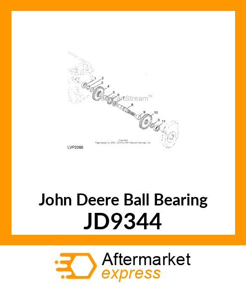 BEARING,BALL JD9344