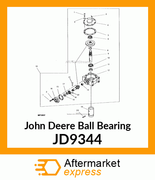 BEARING,BALL JD9344