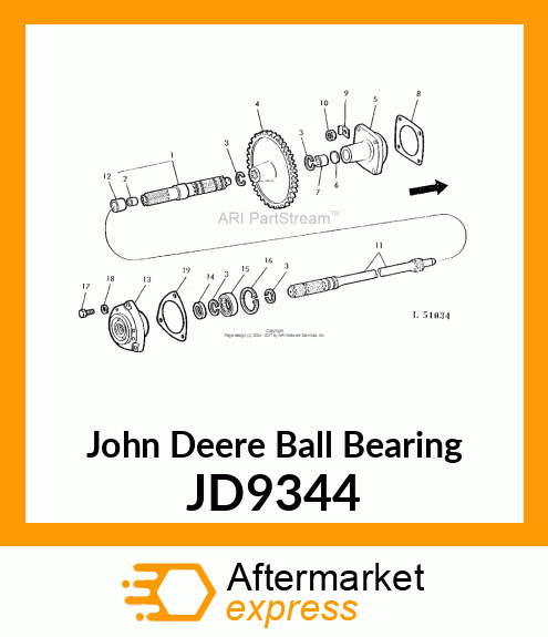 BEARING,BALL JD9344