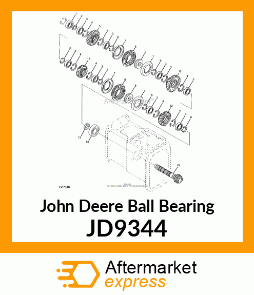 BEARING,BALL JD9344