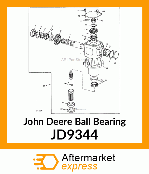 BEARING,BALL JD9344