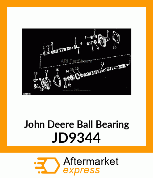 BEARING,BALL JD9344