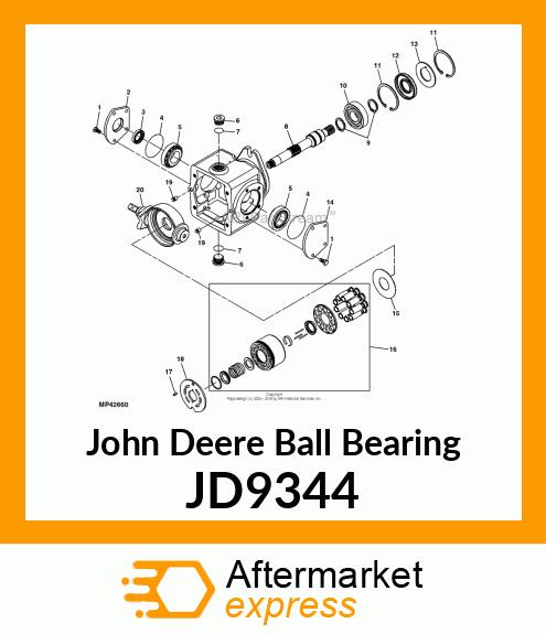 BEARING,BALL JD9344