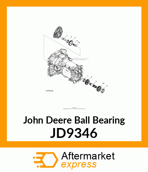 BEARING ,BALL JD9346