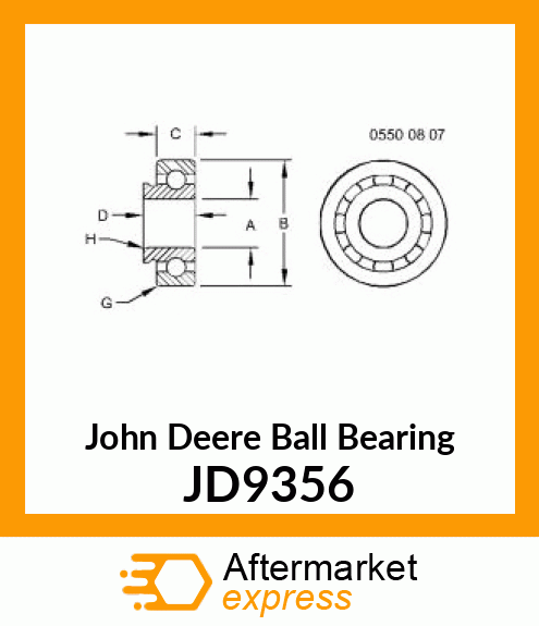 BEARING JD9356