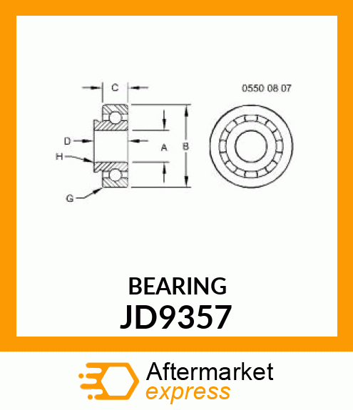 BEARING JD9357