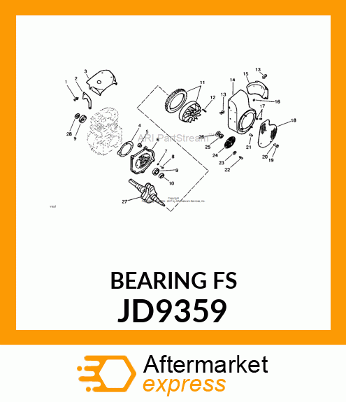 BEARING JD9359