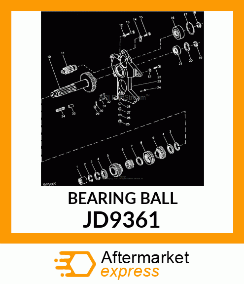 BEARING BALL JD9361