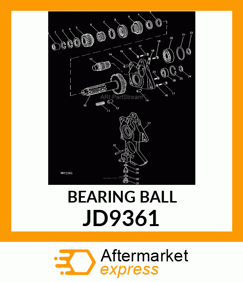 BEARING BALL JD9361