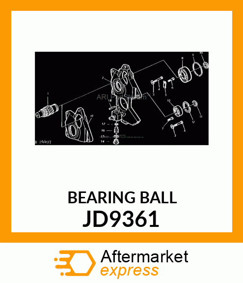 BEARING BALL JD9361