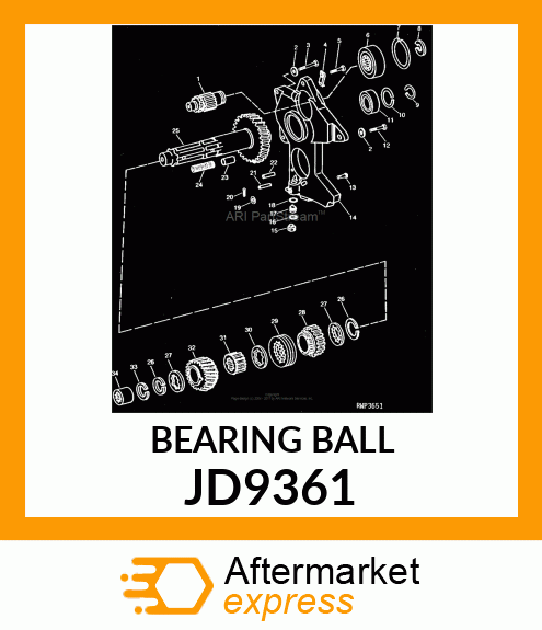 BEARING BALL JD9361