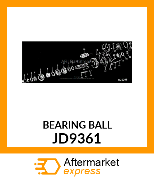 BEARING BALL JD9361