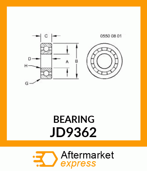 BEARING JD9362