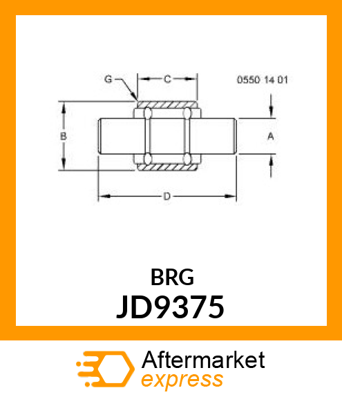 BEARING JD9375