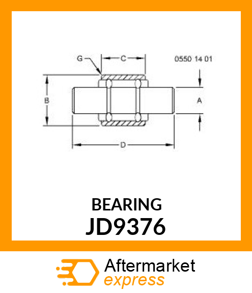 BEARING JD9376