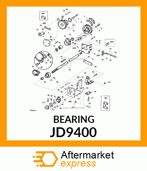 BEARING, BALL JD9400