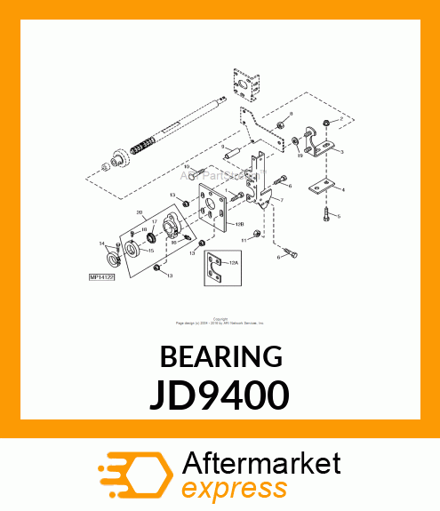 BEARING, BALL JD9400