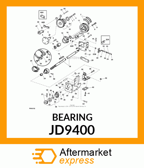 BEARING, BALL JD9400