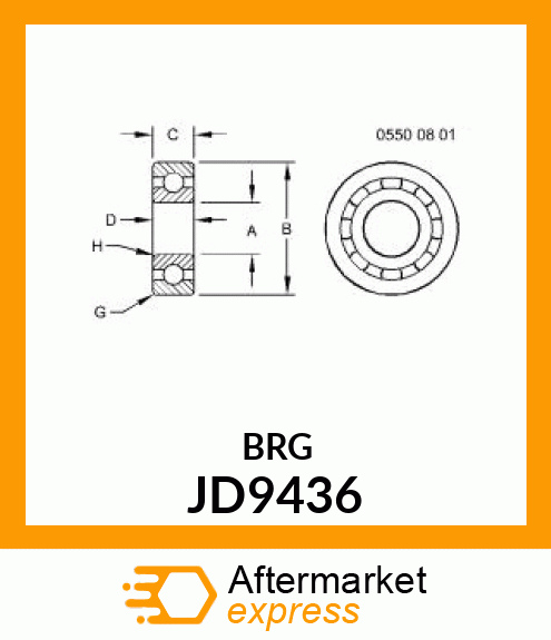 BEARING JD9436