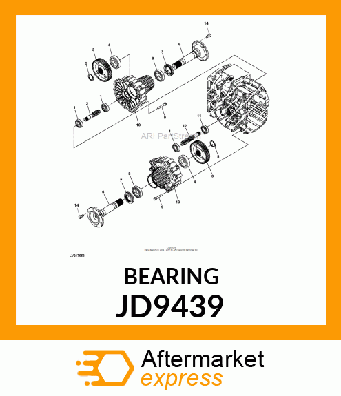 BEARING,BALL JD9439