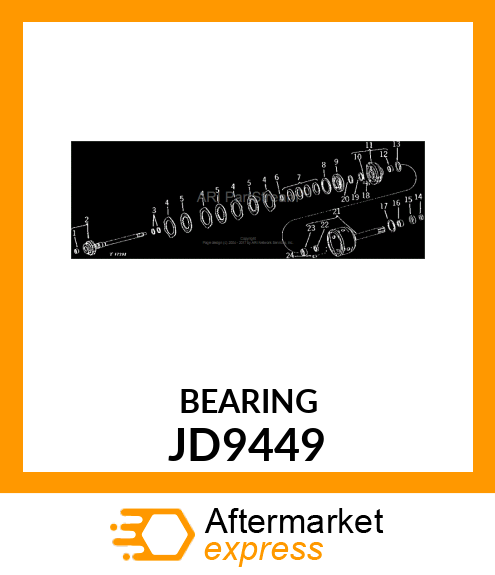 BEARING, BALL JD9449