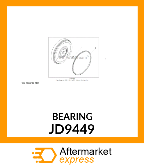 BEARING, BALL JD9449